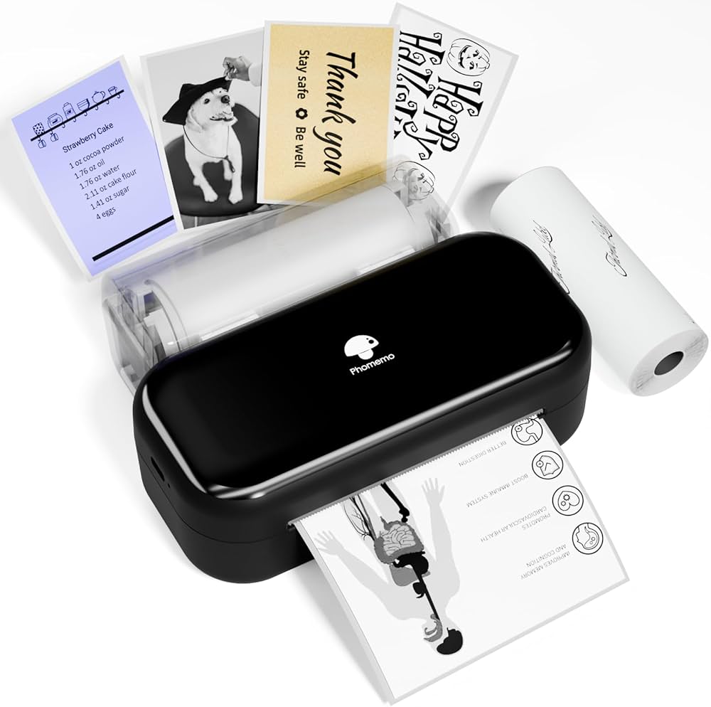 Amazon.co.jp: Phomemo M03 スマホ対応 サーマルプリンター 53mm・80mm
