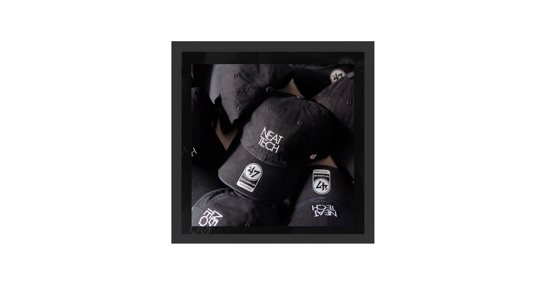 Amazon.co.jp: 別注品 NEAT TECH 47 Cap ブラック : 文房具・オフィス用品