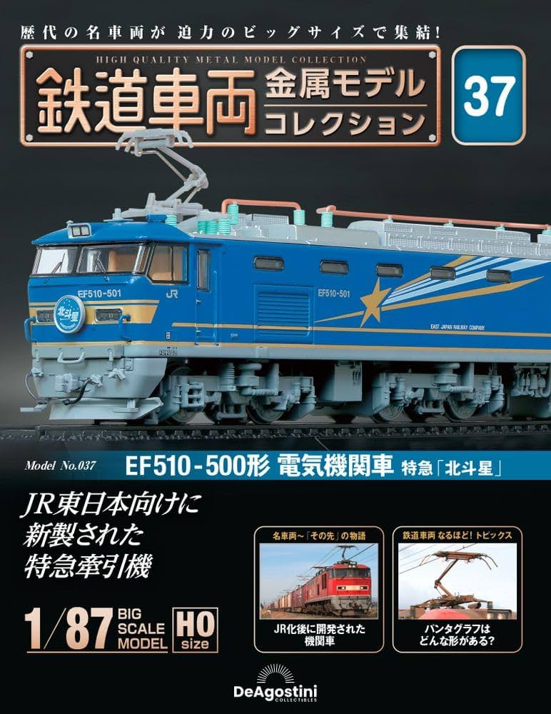 鉄道車両 金属モデルコレクション 37号 (EF510-500形 電気機関車 特急