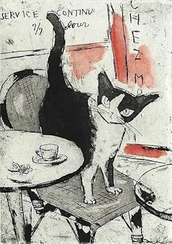 Amazon.co.jp: ◎山岡康子『caferouge』銅版画動物画 : おもちゃ