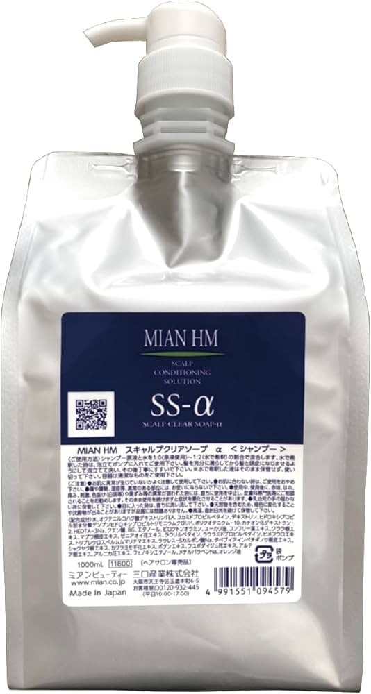Amazon | MIAN HM スキャルプクリアソープ α シャンプー 1000ml 詰替用