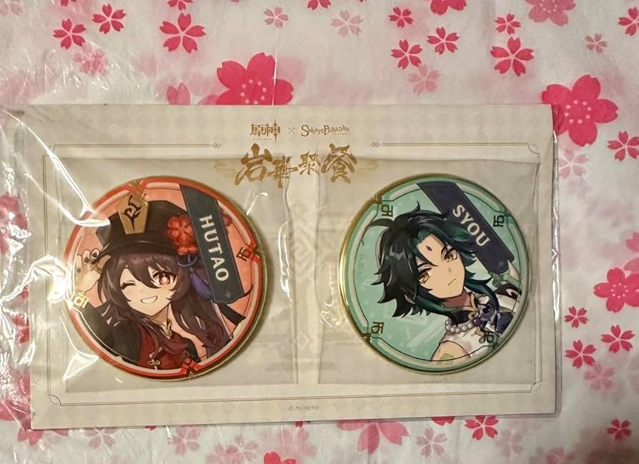 チ*ノ様 原神 スイパラ モンド 璃月 稲妻 缶バッジ 55点コンプリート