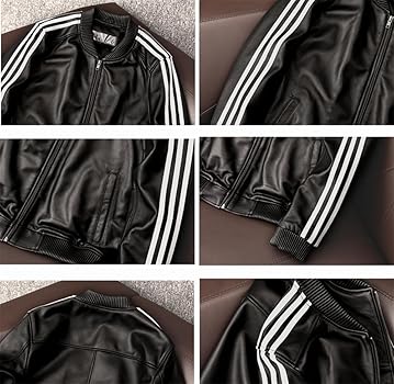 Amazon | [VIIBOY] 革ジャン 本革ジャケット 本革 羊革ジャケット