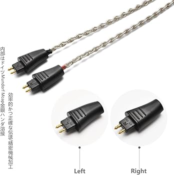 Amazon | GUCraftsman 6N単結晶銀ヘッドホンアップグレードケーブル