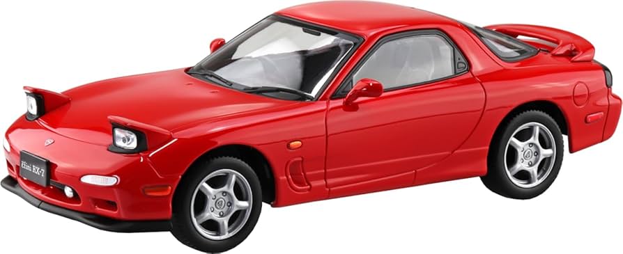 Amazon.com: Aoshima Efini FD3S RX-7Red Vintage Red 1:32 Scale