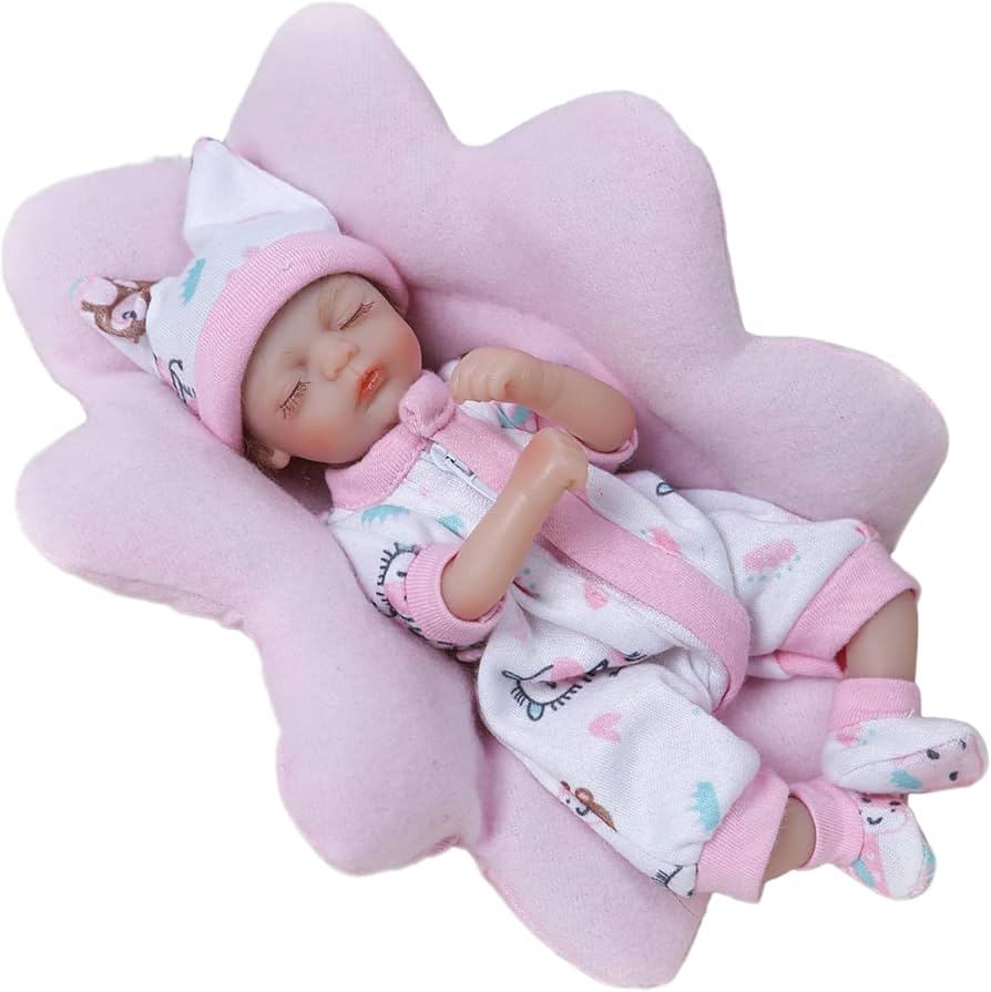 Amazon.co.jp: 8インチミニリボーン赤ちゃん人形 20cm フルシリコン