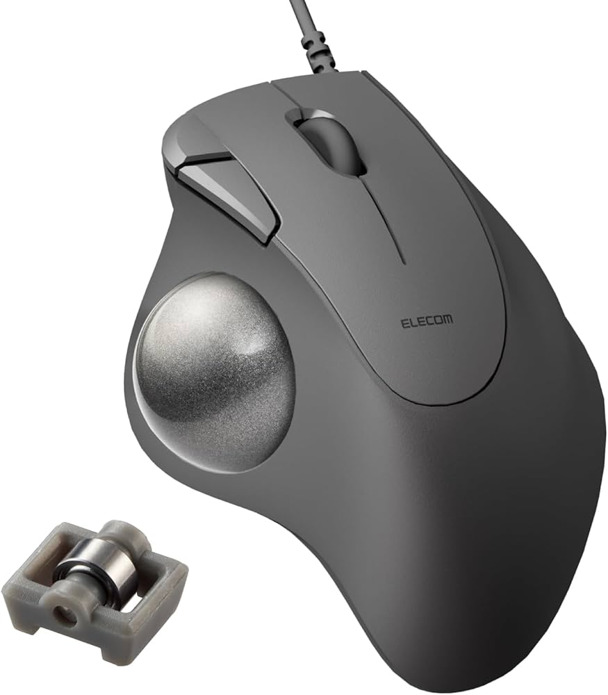 Amazon.co.jp: エレコム 有線 トラックボールマウス IST ベアリング