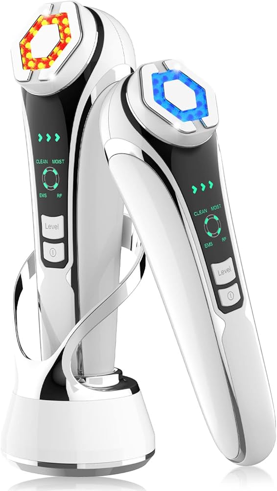 Amazon.co.jp: 美顔器 EMS RF美顔器 美容器 イオン導入 イオン導出 LED