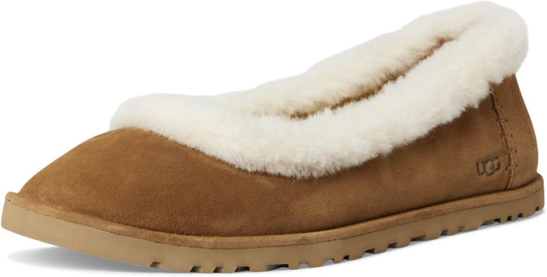 Amazon.com | UGG Women's Zora Ballet Flat Shoe, Chestnut, 5 | Flats