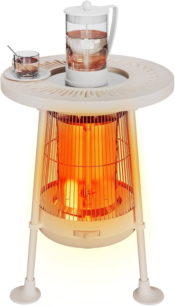 Amazon | NIPLIFE 【2025新登場】【飲み物も保温できるテーブル型