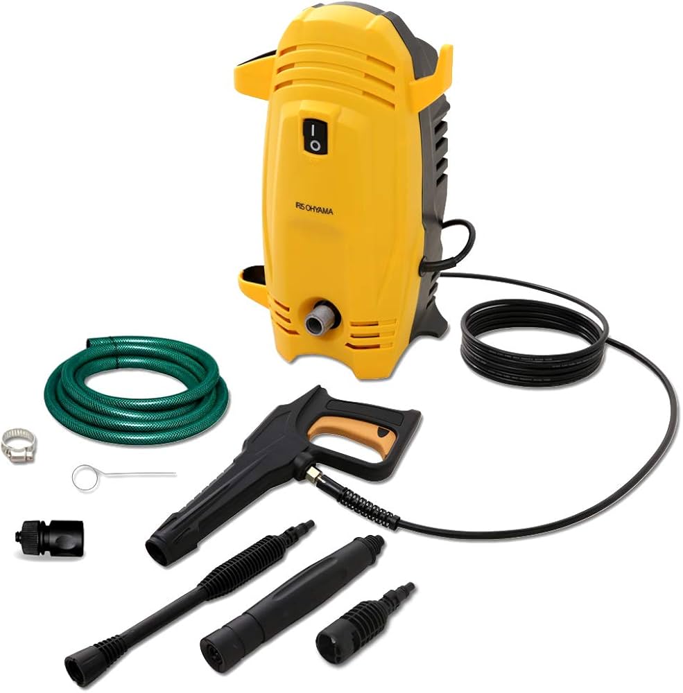 Amazon | アイリスオーヤマ 高圧洗浄機 デラックスセット イエロー FBN