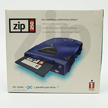 Amazon | Iomega - ディスクドライブ - Zip (250 MB) - Parallel