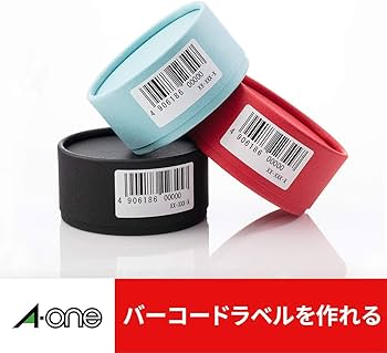 Amazon.co.jp: エーワン ラベルシール 72265 プリンタ兼用 四辺余白付