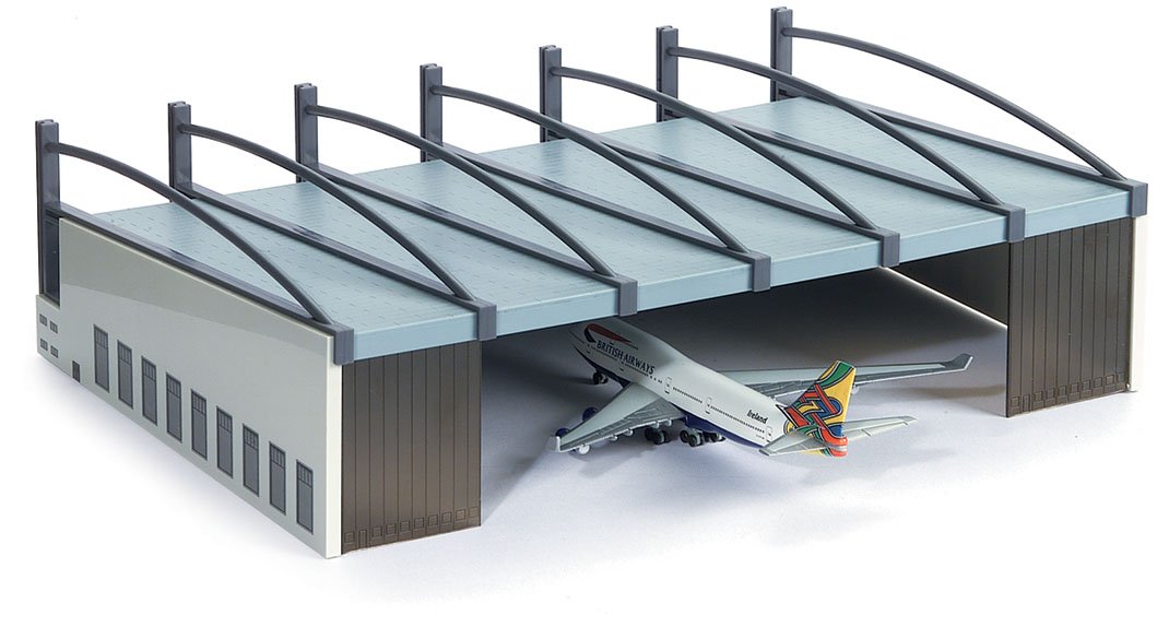 Amazon | ヘルパ 1/500 エアポートハンガー組み立てキット(21ピース