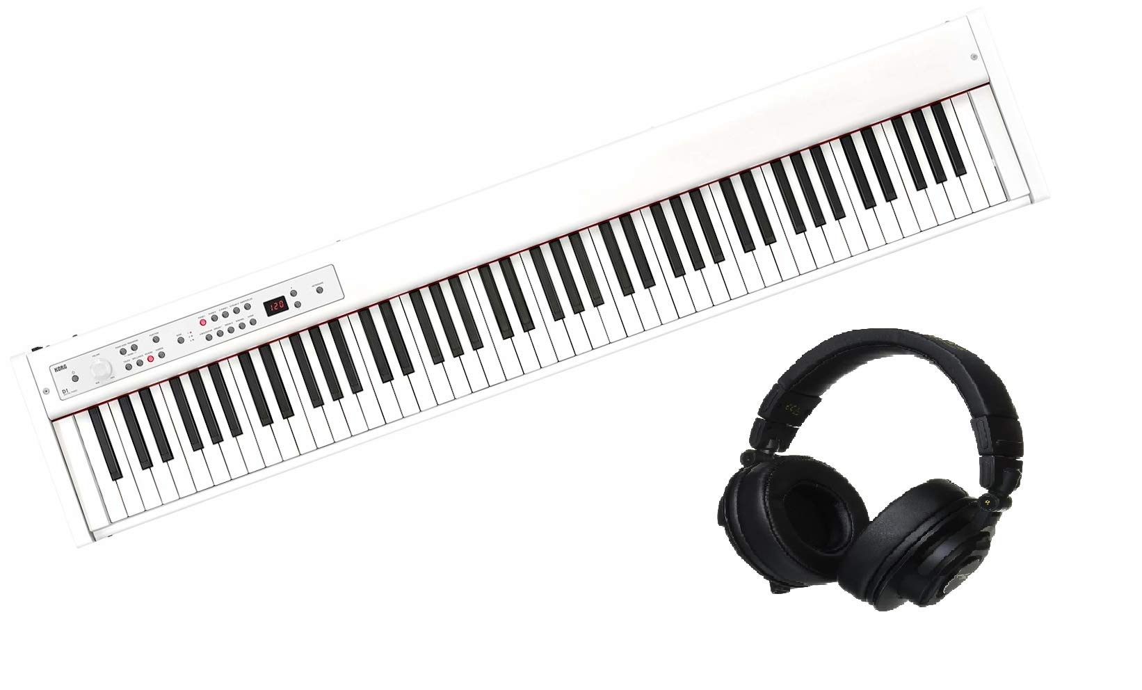 Amazon | KORG 電子ピアノ D1 88鍵盤 ホワイト D1 WH ダンパーペダル