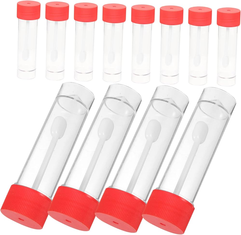 Amazon.co.jp: ORFOFE 20個尿検体採取用製密封容器 蓋付きメモリ付