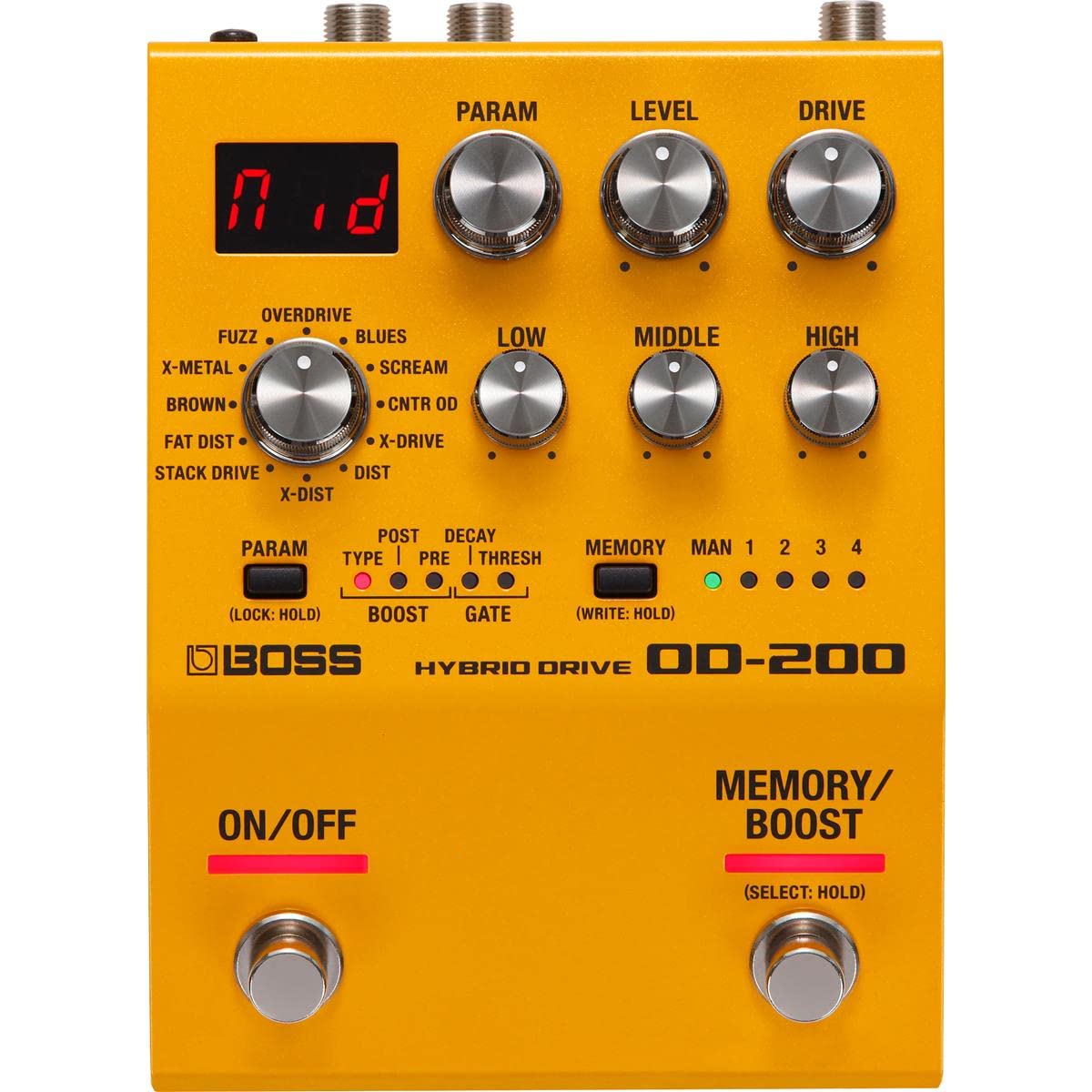 Amazon.com: BOSS OD-200 Hybrid Drive Guitar Pedal (OD-200