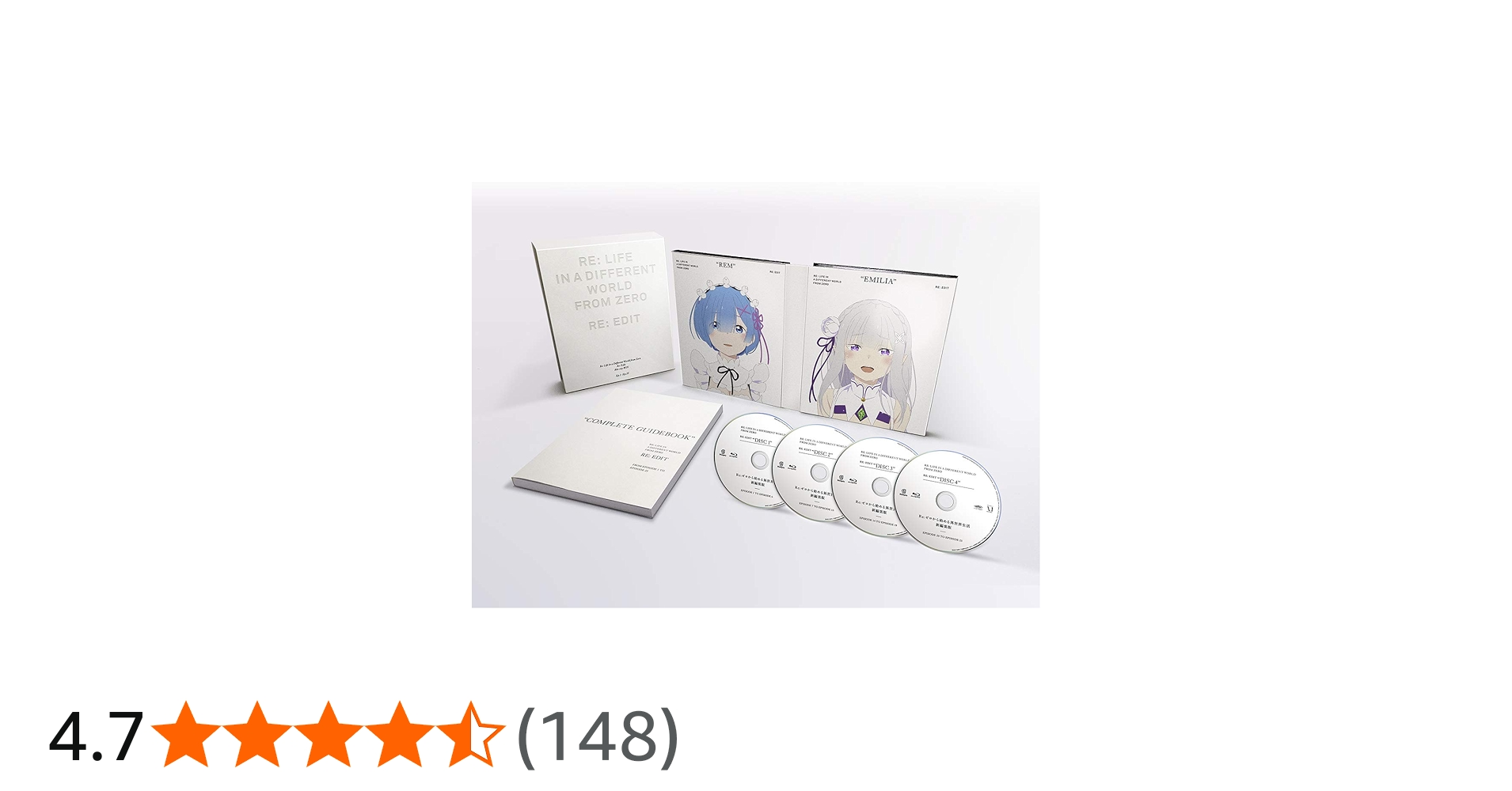 Amazon.co.jp: Re:ゼロから始める異世界生活 新編集版 Blu-ray BOX