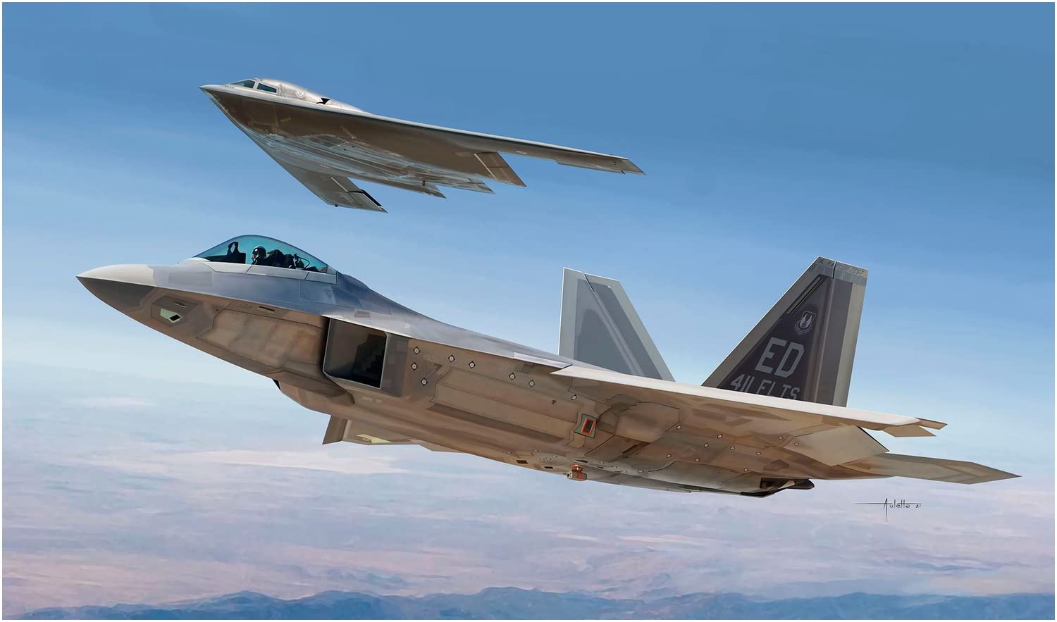 Amazon | ウルフパックデザイン 1/72 アメリカ空軍 F-22A ラプター