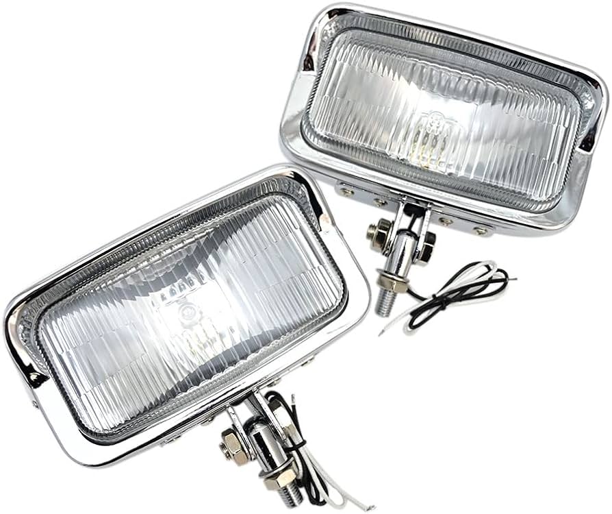 Amazon | スクエア ヘッドライト ビンテージ 汎用品 ヘッド ライト