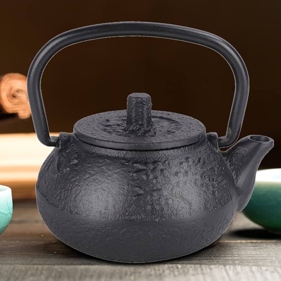 Amazon | YunShiXx 鋳鉄ティーポット、50mlミニアイアンケトル、銅