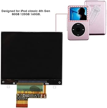 Amazon.co.jp: iPodの修理部品、交換修理部品内部LCDディスプレイ画面