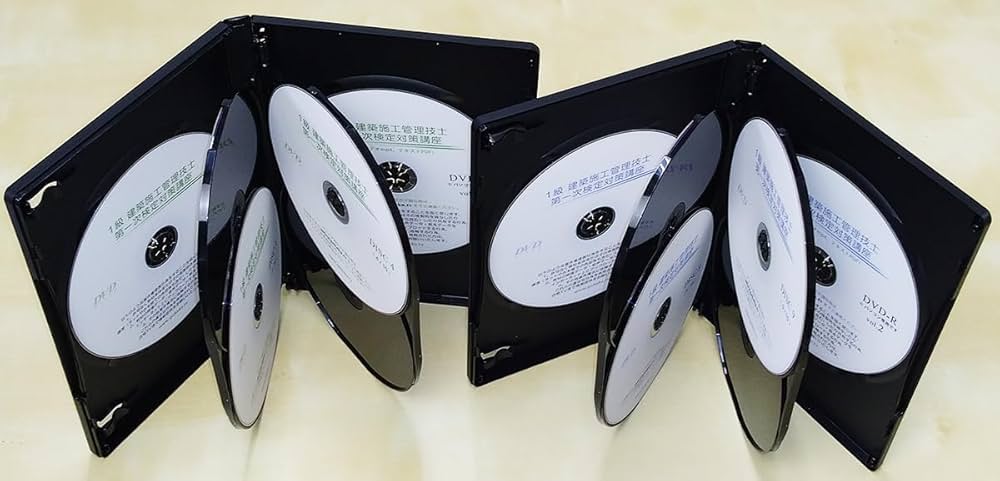 1級建築施工管理技士 第一次検定 対策講座（上巻・下巻）DVD12枚セット