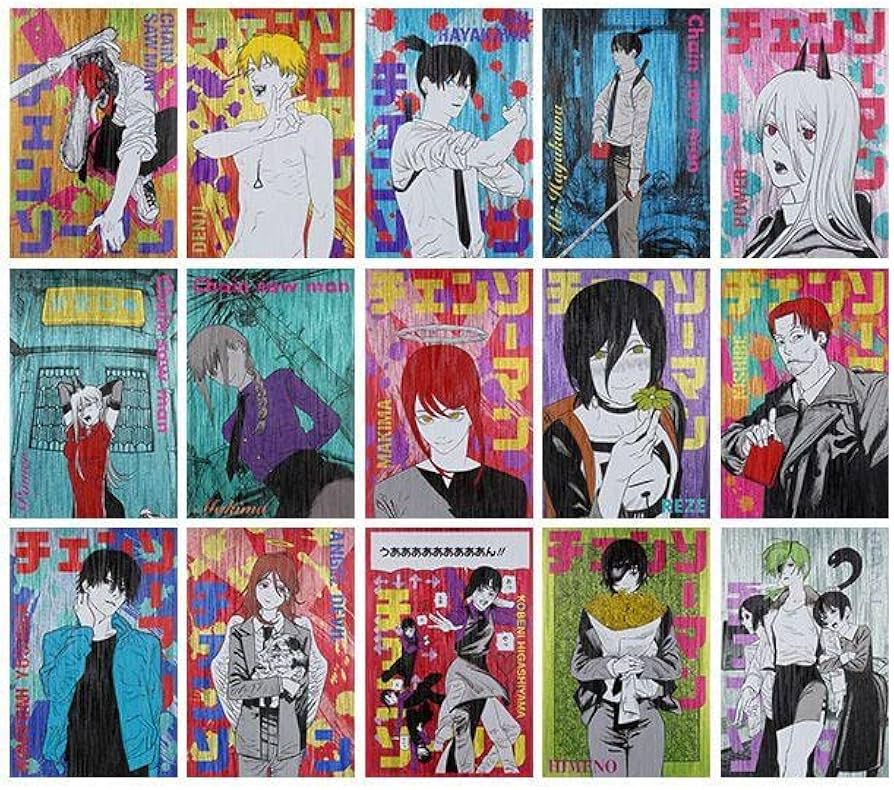 Amazon.co.jp: チェンソーマン ギラギラポストカード BOX 全種類