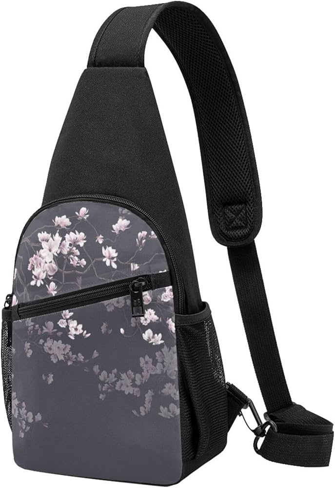 Amazon.co.jp: ボディバッグ 和風 和柄 花 桜 ショルダーバッグ ワン