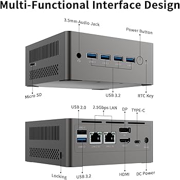 Amazon.co.jp: ミニPC、8コアi3-N305(最大3.8GHz)8C/8T、16GB RAM