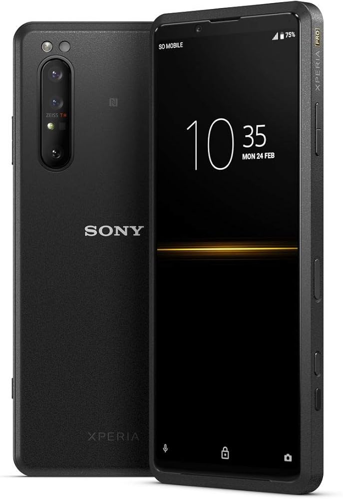 Amazon | ソニー Xperia PRO ブラック SIMフリースマホ XQ-AQ52 【日本