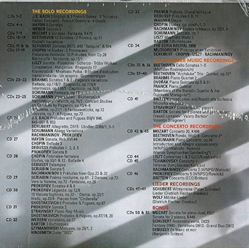 Amazon.co.jp: Sviatoslav Richter: Complete Decca, Philips & DG