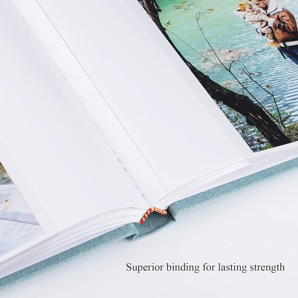 Amazon.co.jp: 1DOT2 フォトアルバム 4x6インチ 60枚の写真 メモ付き