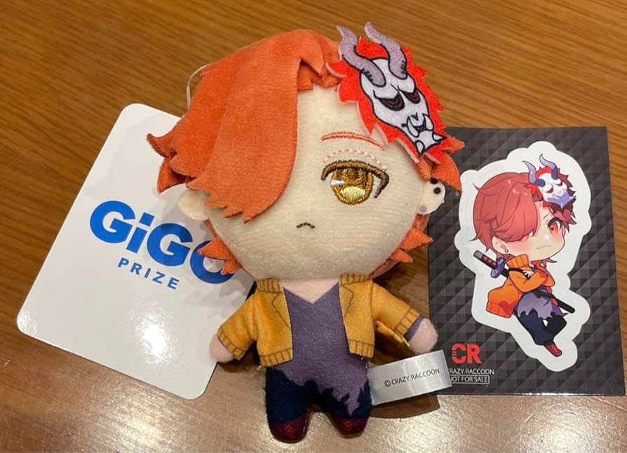 Amazon.co.jp: gigo限定 CrazyRaccoon ありさか ぬいぐるみ マスコット