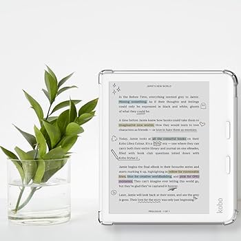 Amazon.com: Clear Case for Kobo Libra Colour and Screen Protector