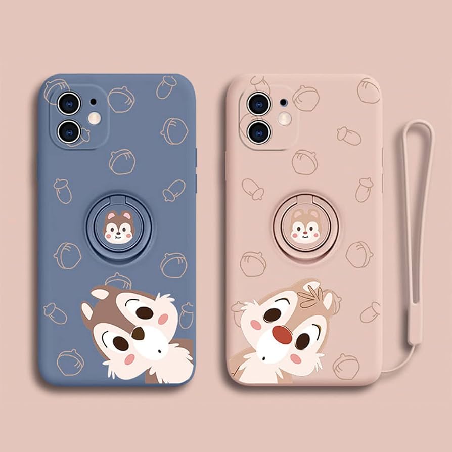 Amazon.co.jp: Gabriellesh iPhoneXR ケース チップとデール リング