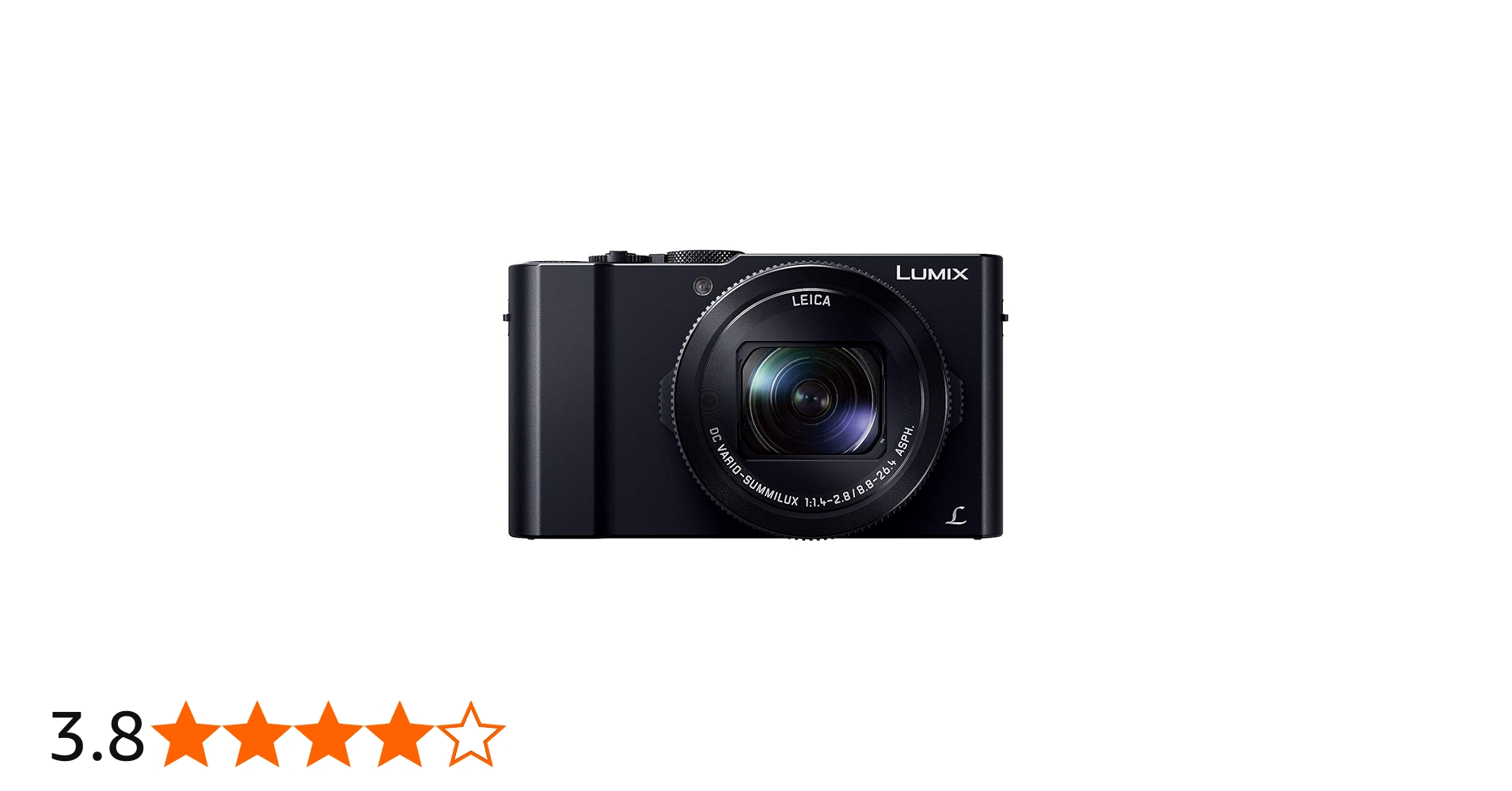 Panasonic DMC-LX9-K Compact Digital Camera Lumix LX9 with 1.0 Type