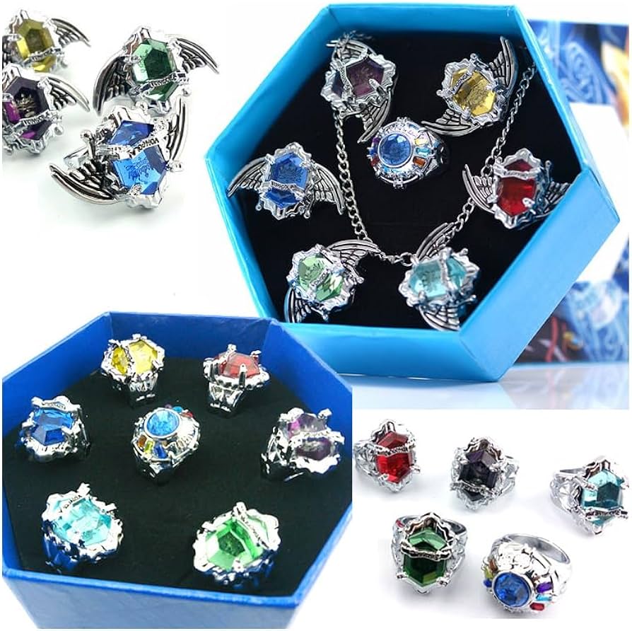 Amazon | 家庭教師ヒットマン リボーン リング 指輪 7個セット