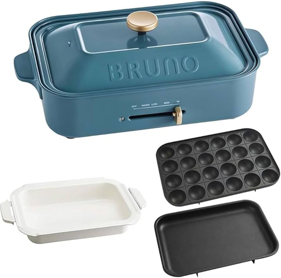 Amazon | BRUNO コンパクトホットプレート セラミックコート鍋セット