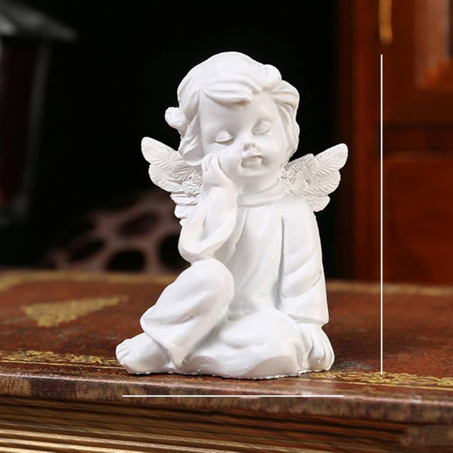 Amazon.co.jp: [dhiuebc] 天使 置物 ペア 天使の像 オブジェ 恋愛 風水