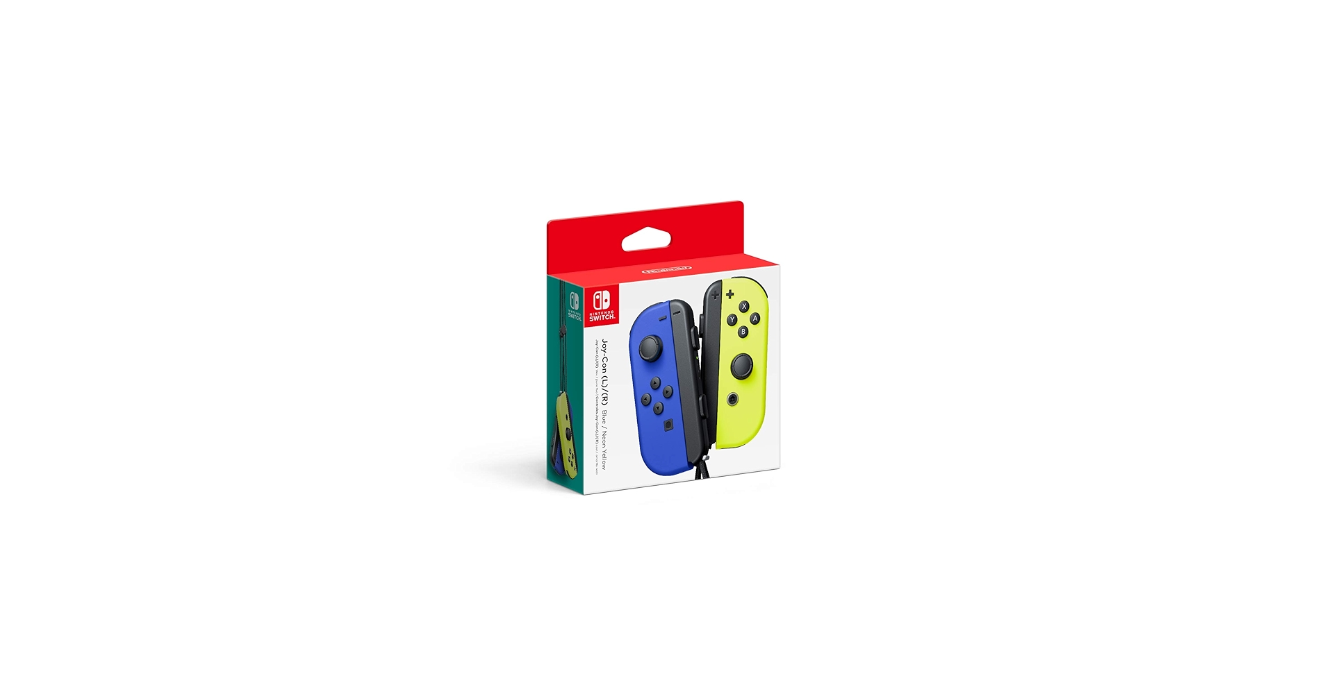 Amazon.com: Nintendo Blue/Neon Yellow Joy-Con (L-R) - Switch