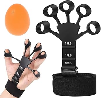 Amazon | 握力 トレーニング フィンガーエクササイザー 3つの抵抗調節