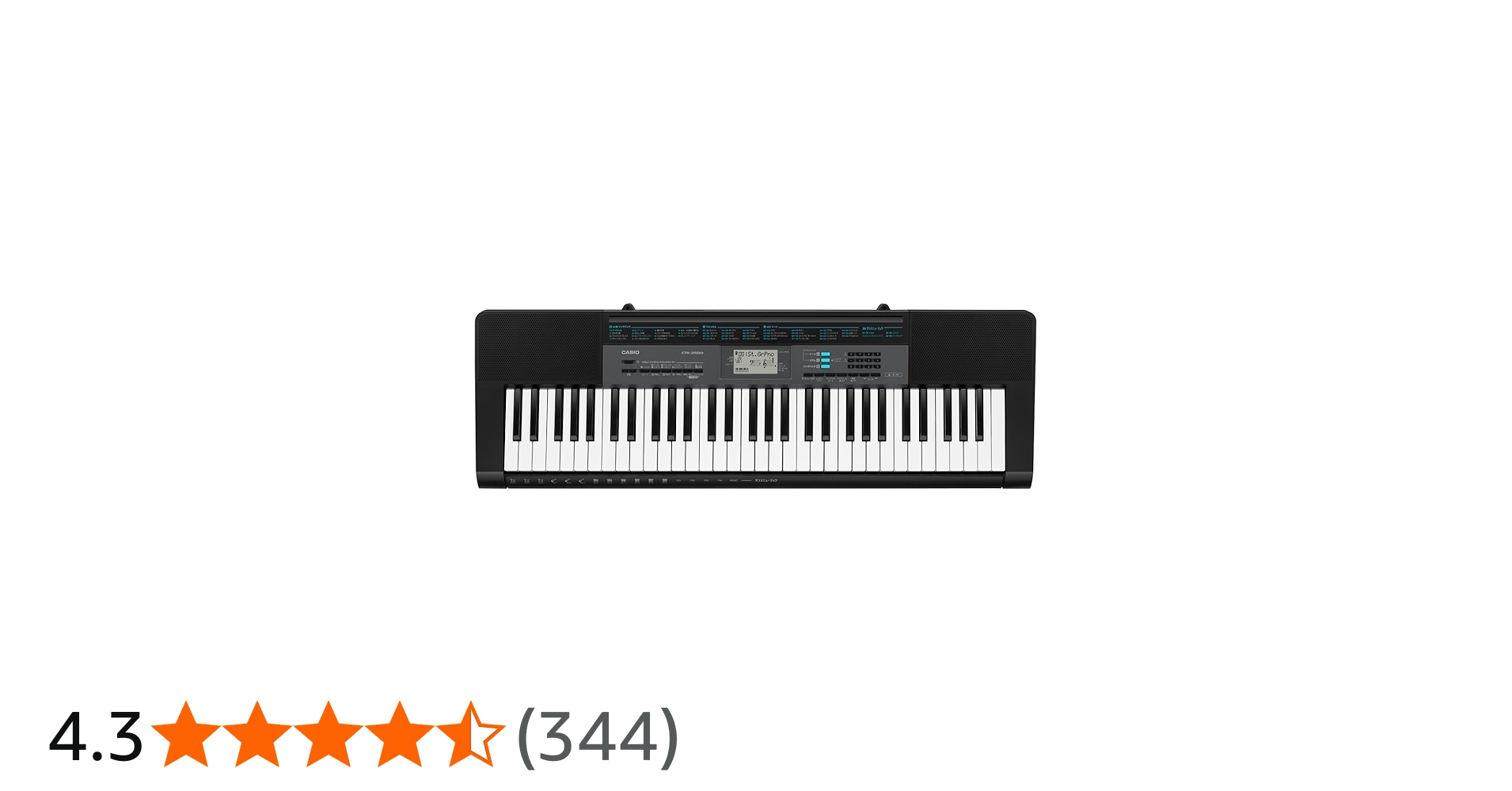 Amazon.co.jp: CASIO(カシオ) 61鍵盤 電子キーボード CTK-2550