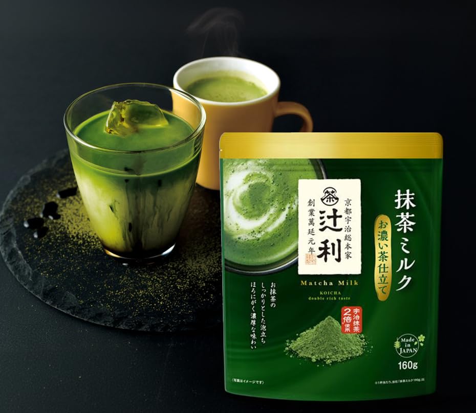 Amazon.com: Matcha Milk Uji Double Rich Latte by Tsujiri, 150g