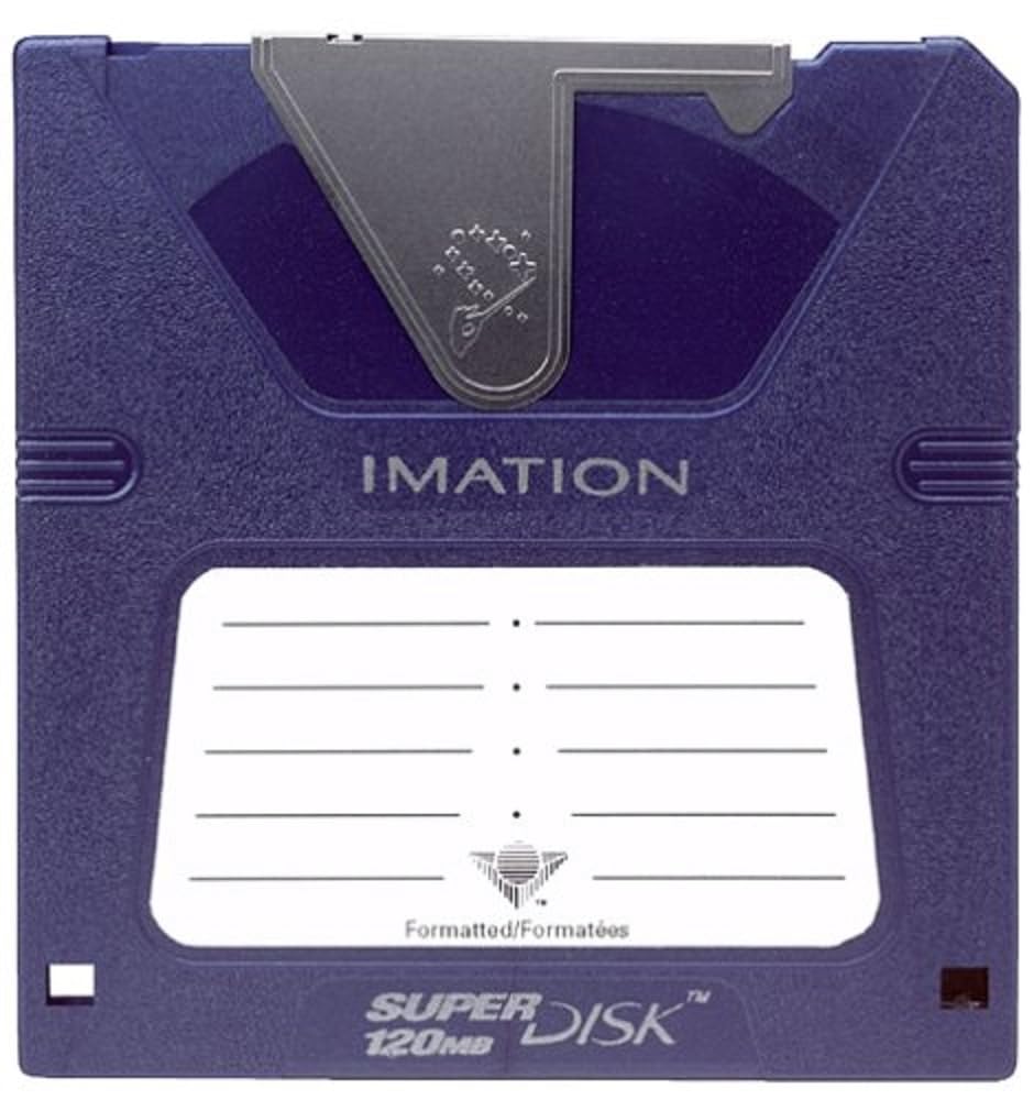 Amazon.co.jp: Imation 120MB SuperDisk ブルー フロッピーディスク