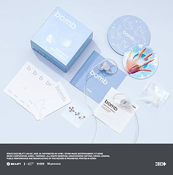 Illit - Bomb - Merch Version - incl. In-Ear Earphones, Parts