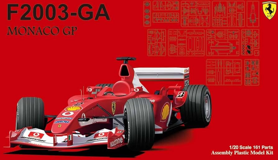 Amazon | フジミ模型 1/20 フェラーリ F2003-GA モナコGP | プラモデル