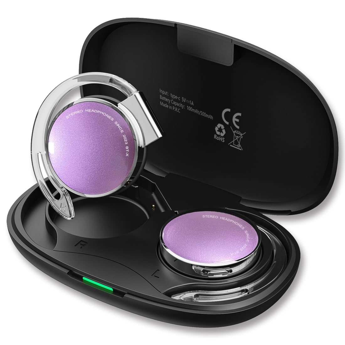 Amazon.co.jp: Bluetooth クリップヘッドホン 耳掛け式イヤホン