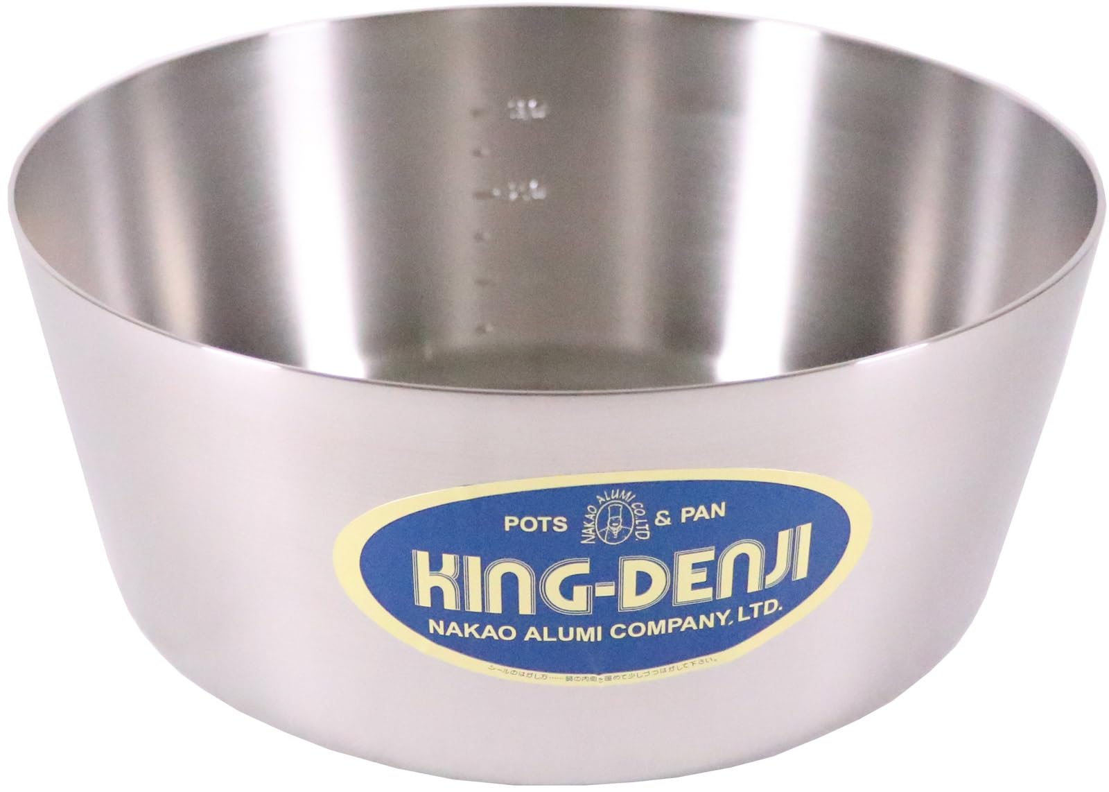 Amazon｜中尾アルミ製作所 キングデンジ ヤットコ鍋(目盛付)24cm｜片手