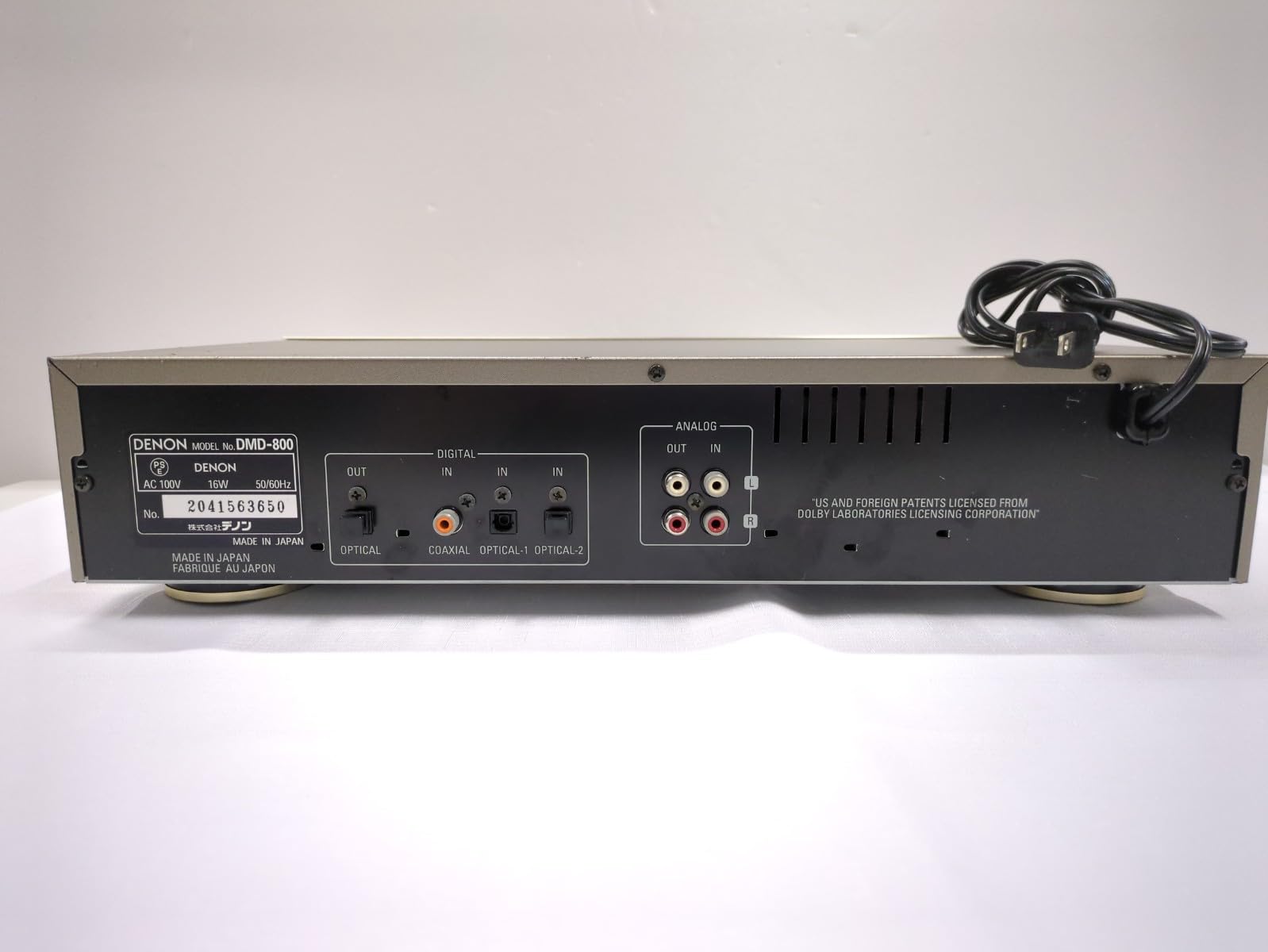 Amazon | DENON デノン DMD-800 MDレコーダー | Denon | ディスク